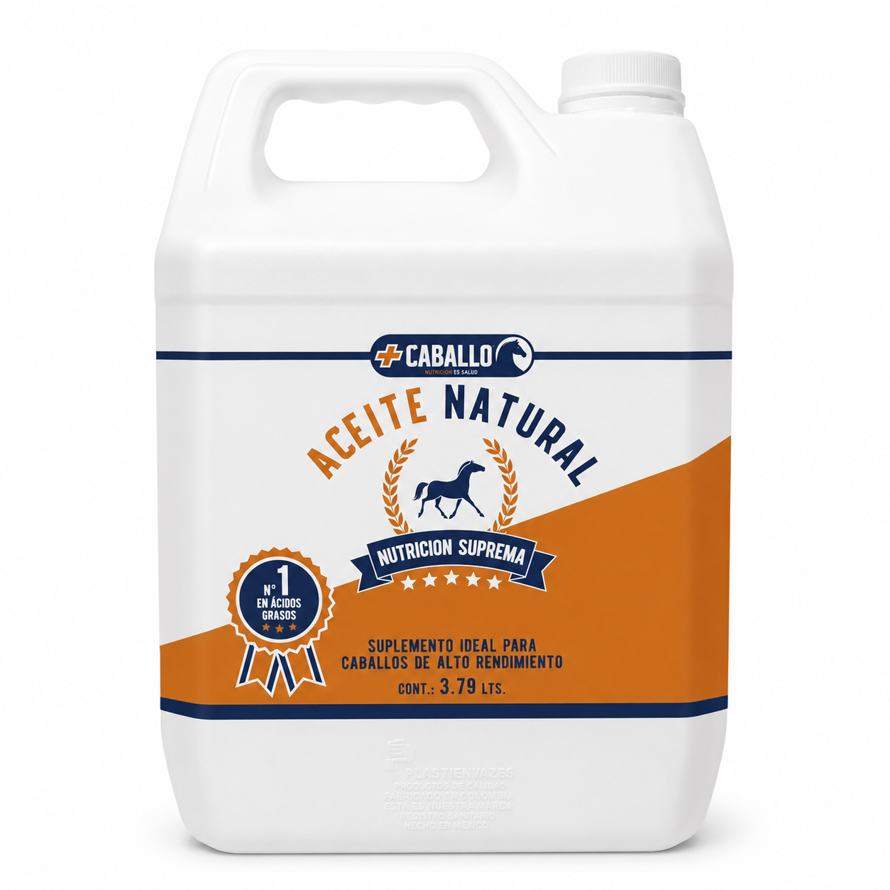 +CABALLO Aceite Natural nutricion suprema 3.79 litros