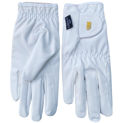 Guantes marca Cavalli blanco