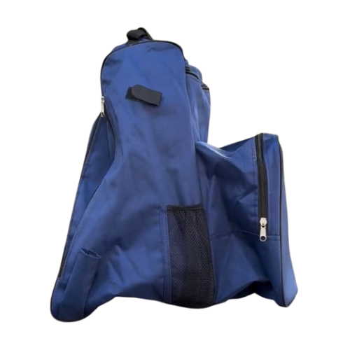 Mochila porta botas azul