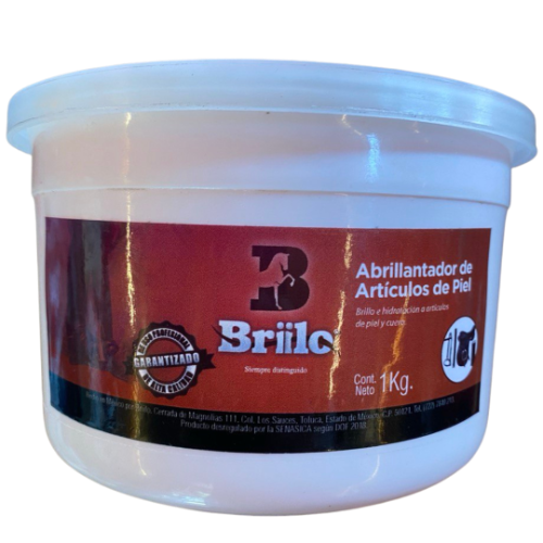 Abrillantador de articulos de piel Briilo 1 kg