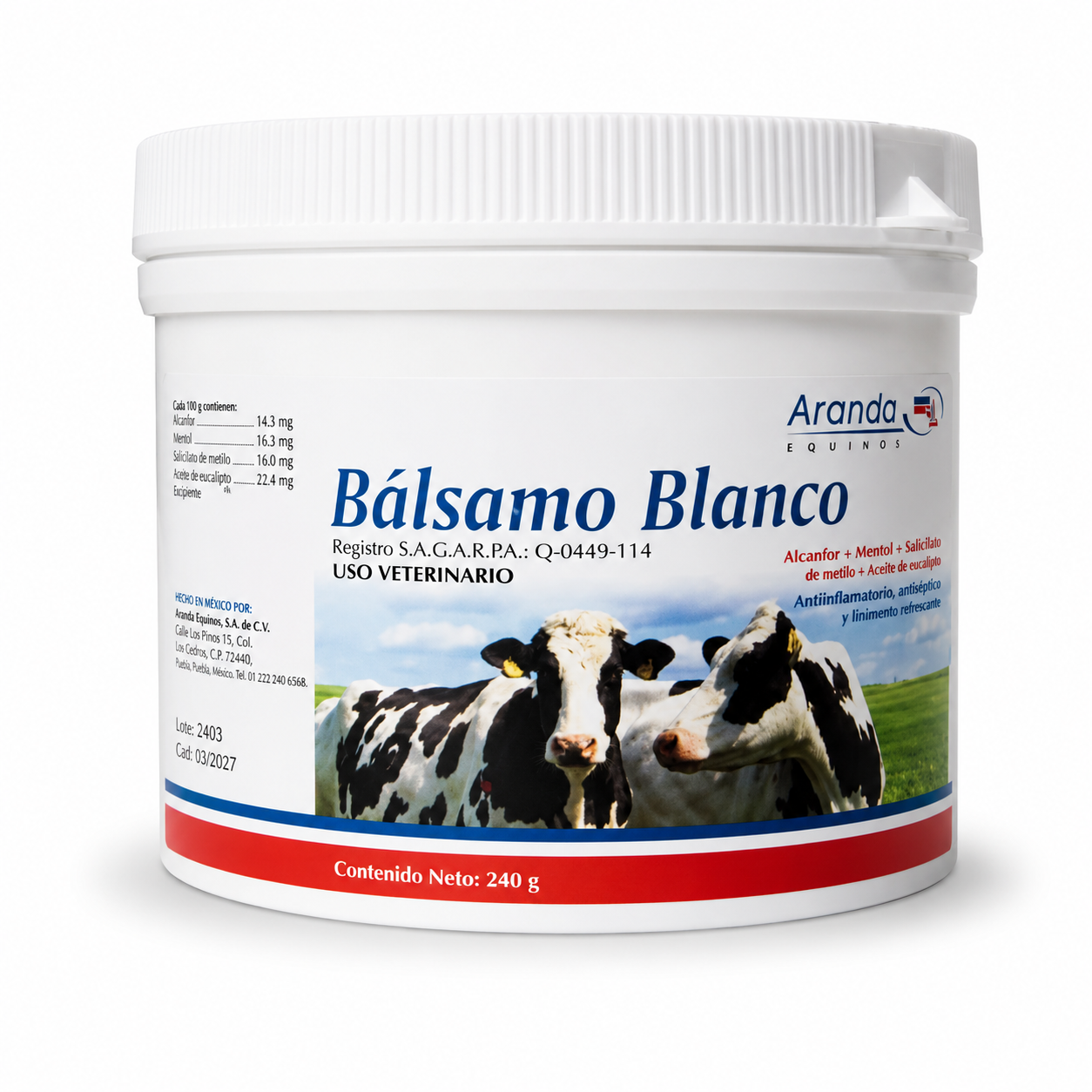Balsamo Blanco 240 g