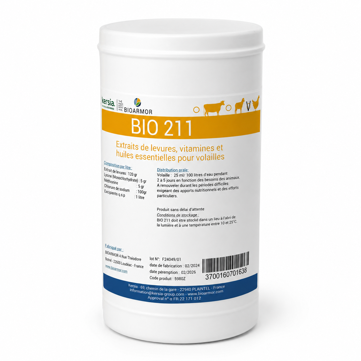 Bio Armor Bio 211 impulsor nutricional 1 litro