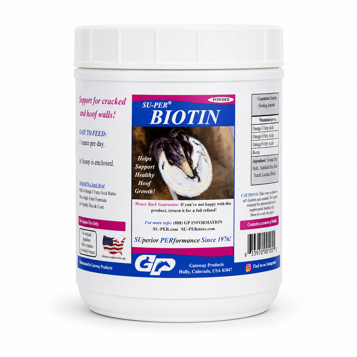 Biotin Su-Per Powder 1.13 kg