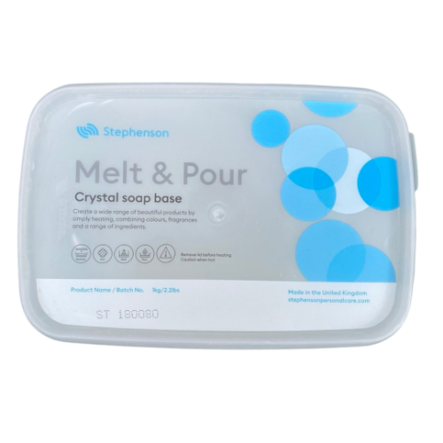 Melt & Pour Crystal soap base jabon de glicerina