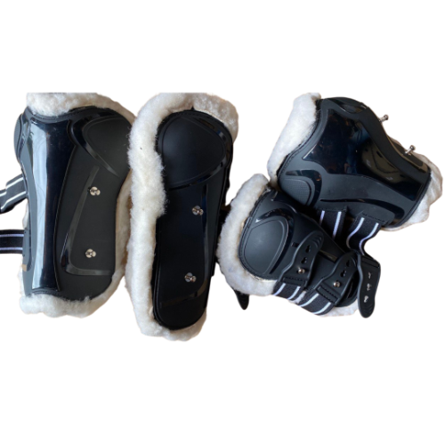 Protectores manos y patas con borrega